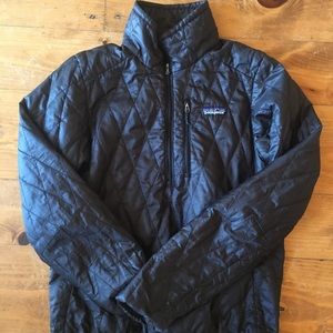 Patagonia light down quarter zip pullover